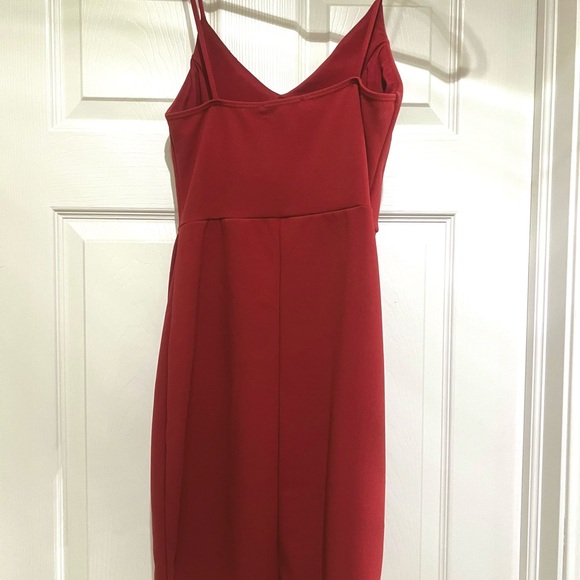 Red Mini Dress - Picture 2 of 4